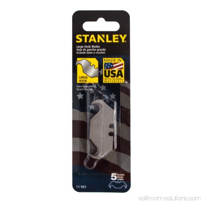 STANLEY 5pk Hook Utility Knife Blades | 11-983 563113890